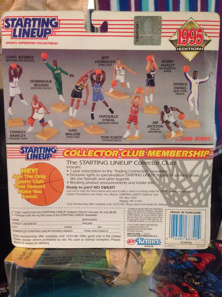 JOHN STARKS - Hasbo / Kenner (Basketball) action figure collectible [Barcode 076281687414] - Main Image 2