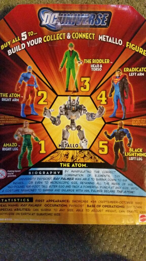 DCUC Wave 5 Figure 2 The Atom - Mattel (DC UNIVERSE Classics Wave 5 Figure 2) action figure collectible [Barcode 027084660173] - Main Image 2