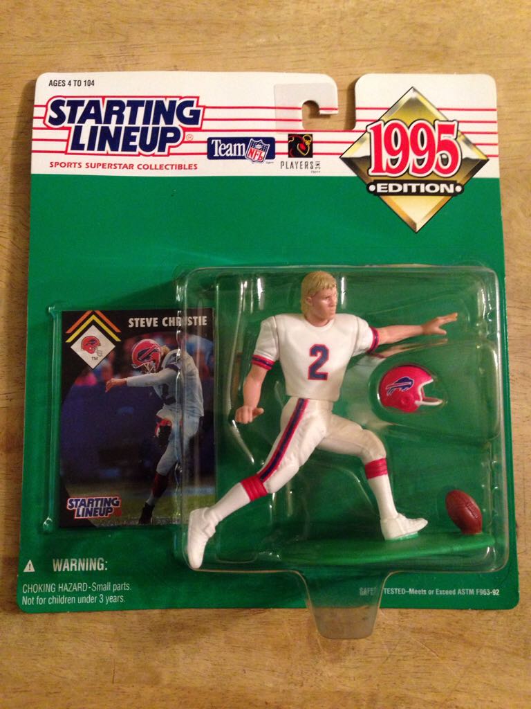 Steve Christie - Buffalo Bills  (FOOTBALL) action figure collectible [Barcode 076281687872] - Main Image 1