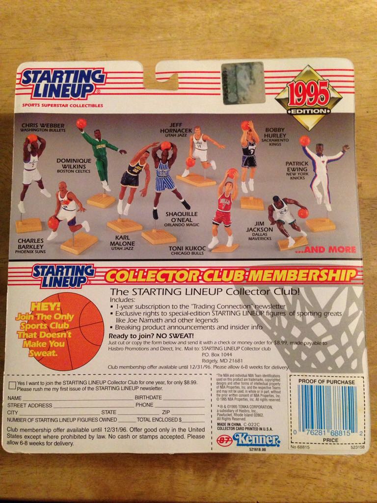 STARTING LINEUP "MARK PRICE”  (Basketball) action figure collectible [Barcode 076281688152] - Main Image 2