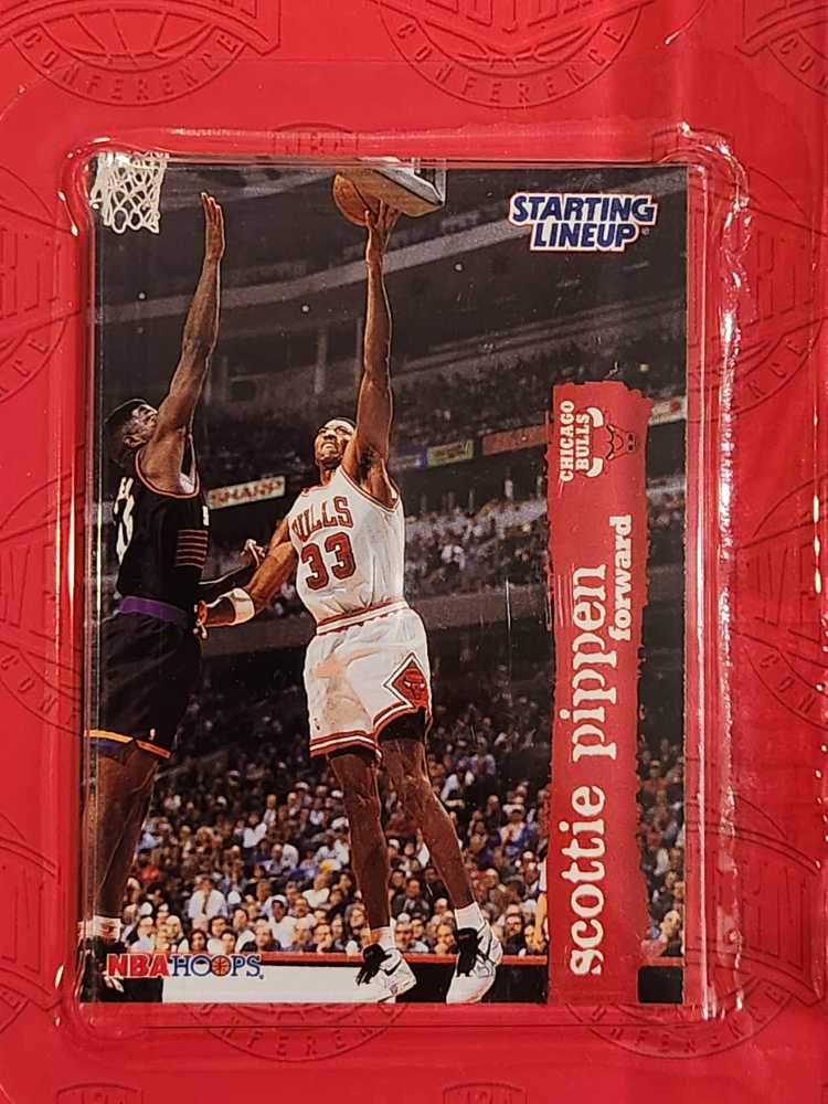 Scottie Pippen • Chicago Bulls - Kenner (Starting Lineup: Basketball) action figure collectible [Barcode 076281690179] - Main Image 4