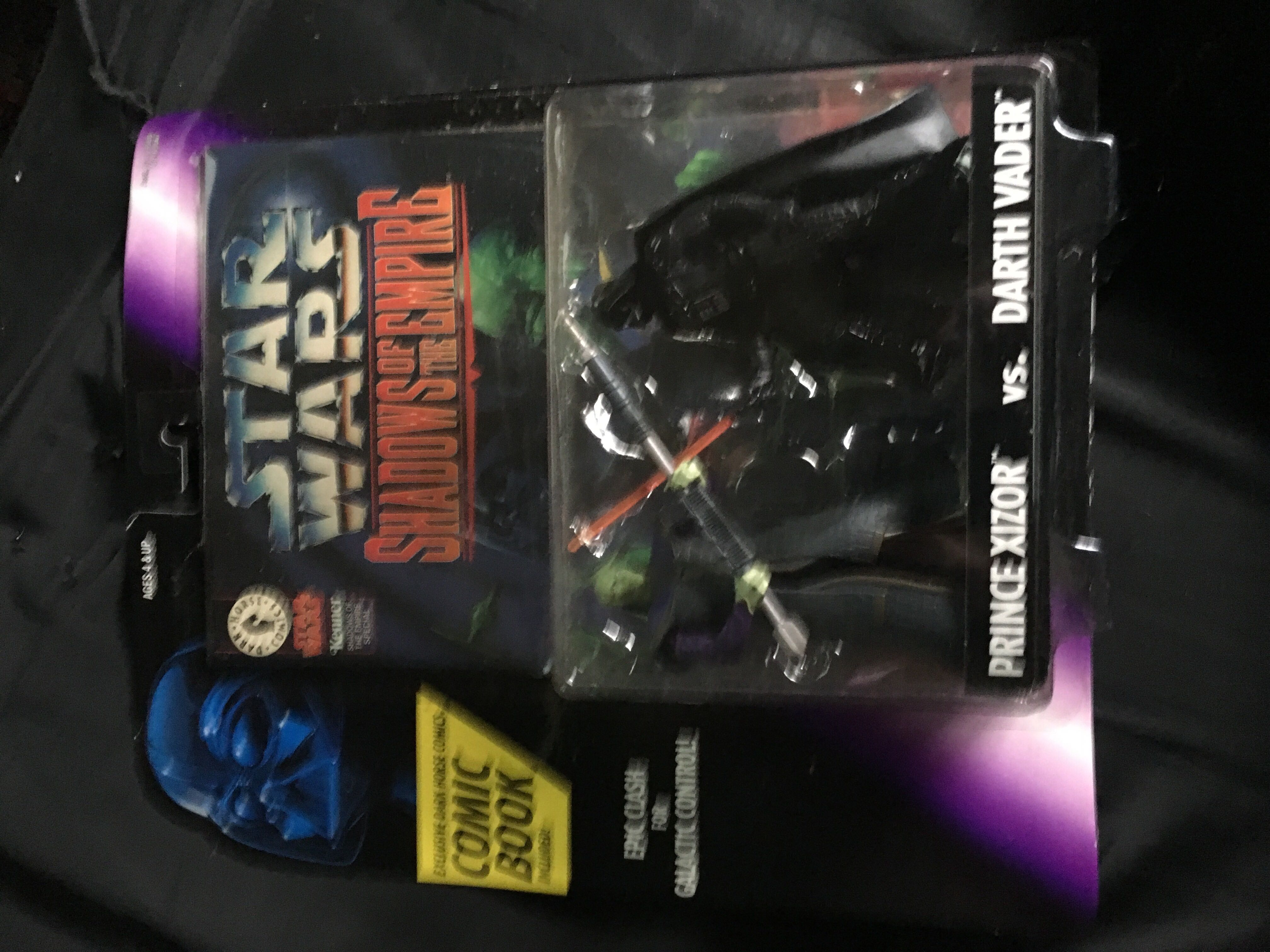Prince Xizor vs Darth Vader 2-Pack - Hasbro (Star Wars: Shadows of the Empire) action figure collectible [Barcode 076281695679] - Main Image 3