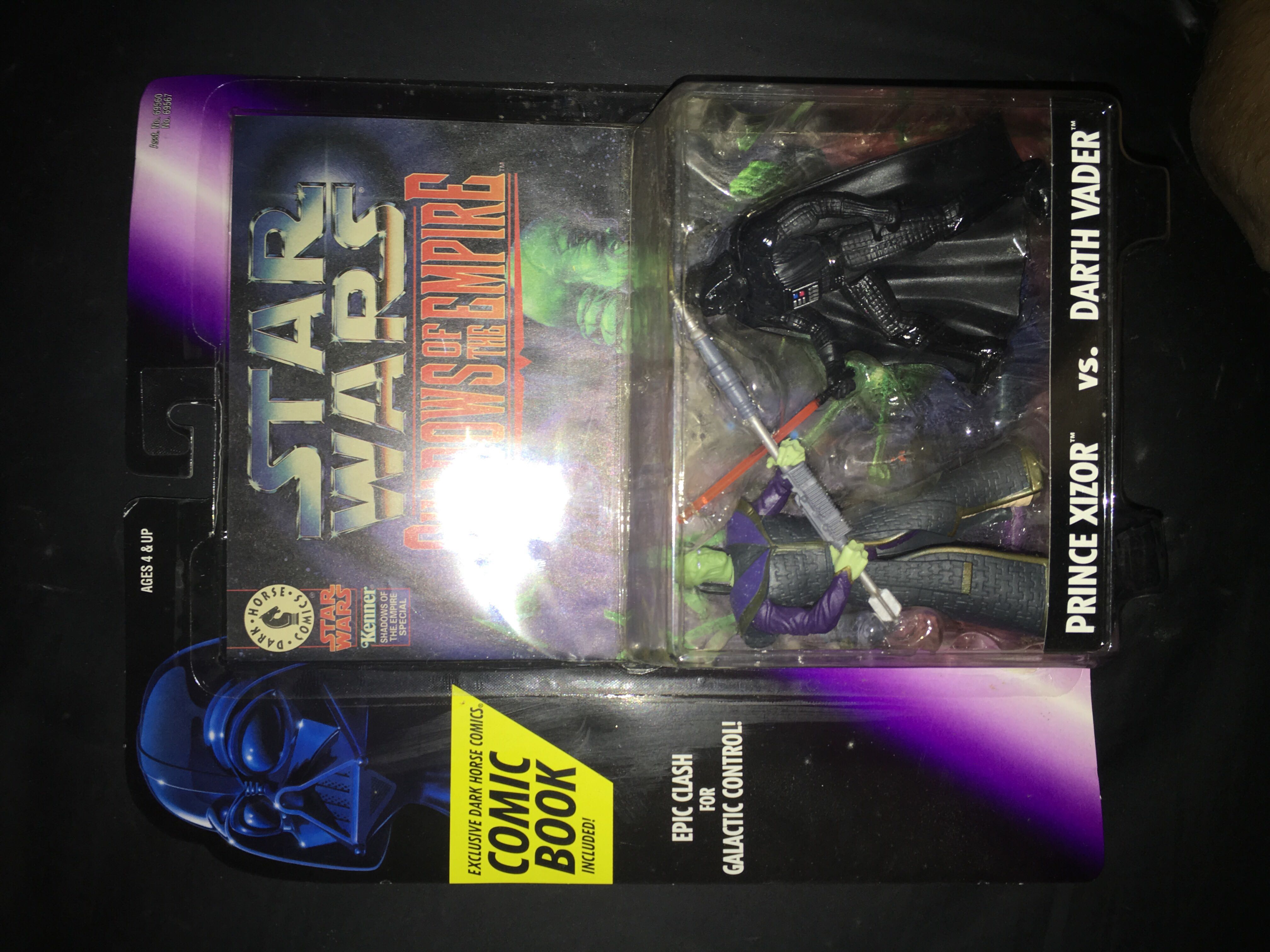 Prince Xizor vs Darth Vader 2-Pack - Hasbro (Star Wars: Shadows of the Empire) action figure collectible [Barcode 076281695679] - Main Image 4