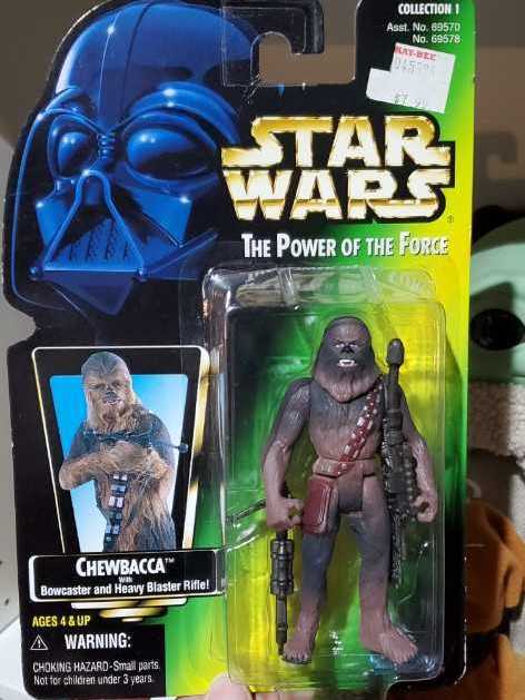 SW POTF - Chewbacca - Hasbro (POTF2) action figure collectible [Barcode 076281695785] - Main Image 3