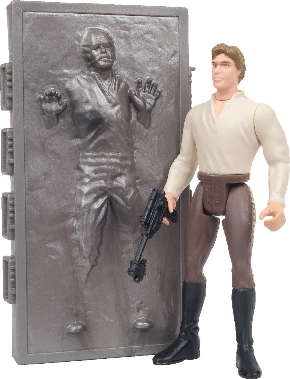 Han Solo In Carbonite - Kenner / Hasbro (Power of The Force 2) action figure collectible [Barcode 076281696133] - Main Image 3