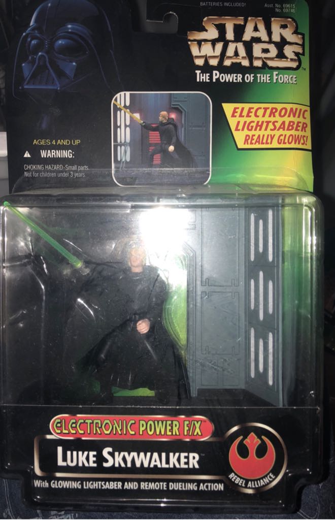 Electronic Power F/X Luke Skywalker - Kenner (Star Wars - Power of the Force - Green Card) action figure collectible [Barcode 076281696157] - Main Image 1