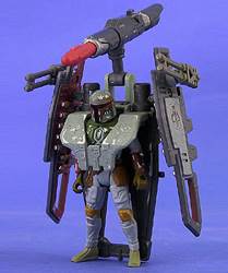 Deluxe Boba Fett With Wing Blast Rocketpack And Overhead Cannon - Hasbro/Kenner (Power of The Force 2) action figure collectible [Barcode 076281696386] - Main Image 2