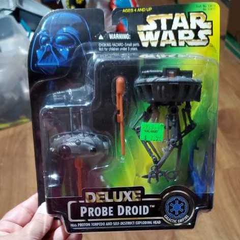 Probe Droid (With Proton Torpedo And Self-Destruct Exploding Head)(Deluxe) - Kenner / Hasbro (The Power Of The Force (1997 - 1998)(Deluxe Figures)) action figure collectible [Barcode 076281696775] - Main Image 3