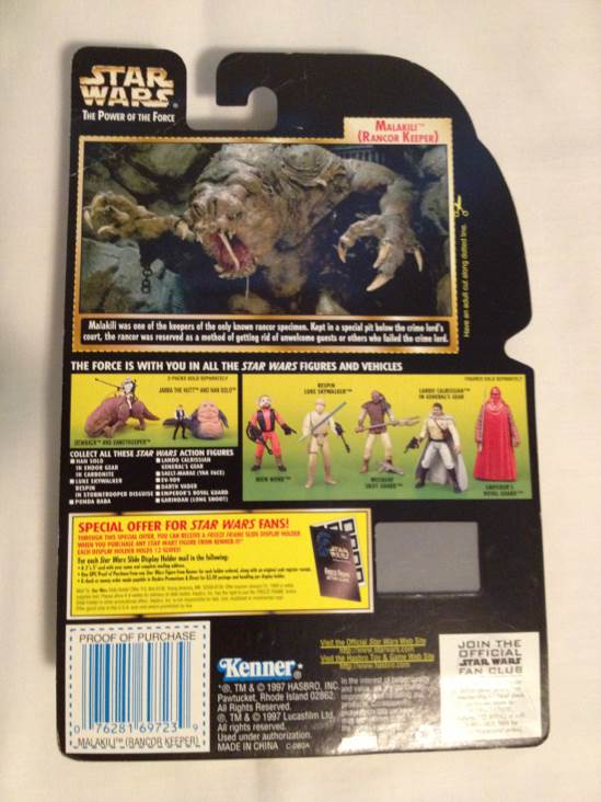 Carded Signed. The Power Of The Force. Nien Nunb. Signed Mike Quinn. - Hasbro / Kenner (Power Of The Force - Green Card) action figure collectible [Barcode 076281696942] - Main Image 2