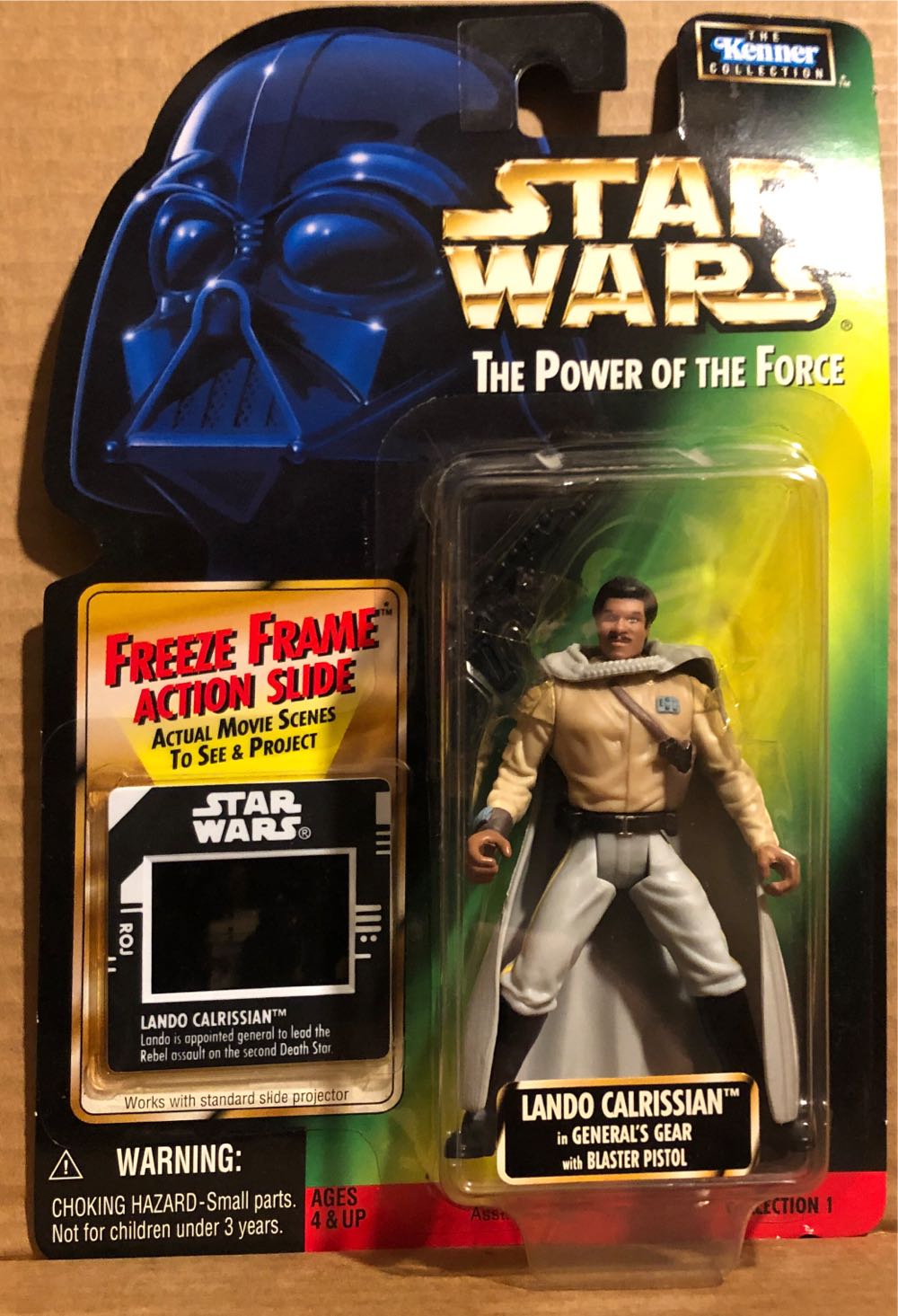 Lando Calrissian In General’s Gear - Kenner / Hasbro (Power of The Force 2) action figure collectible [Barcode 076281697567] - Main Image 3