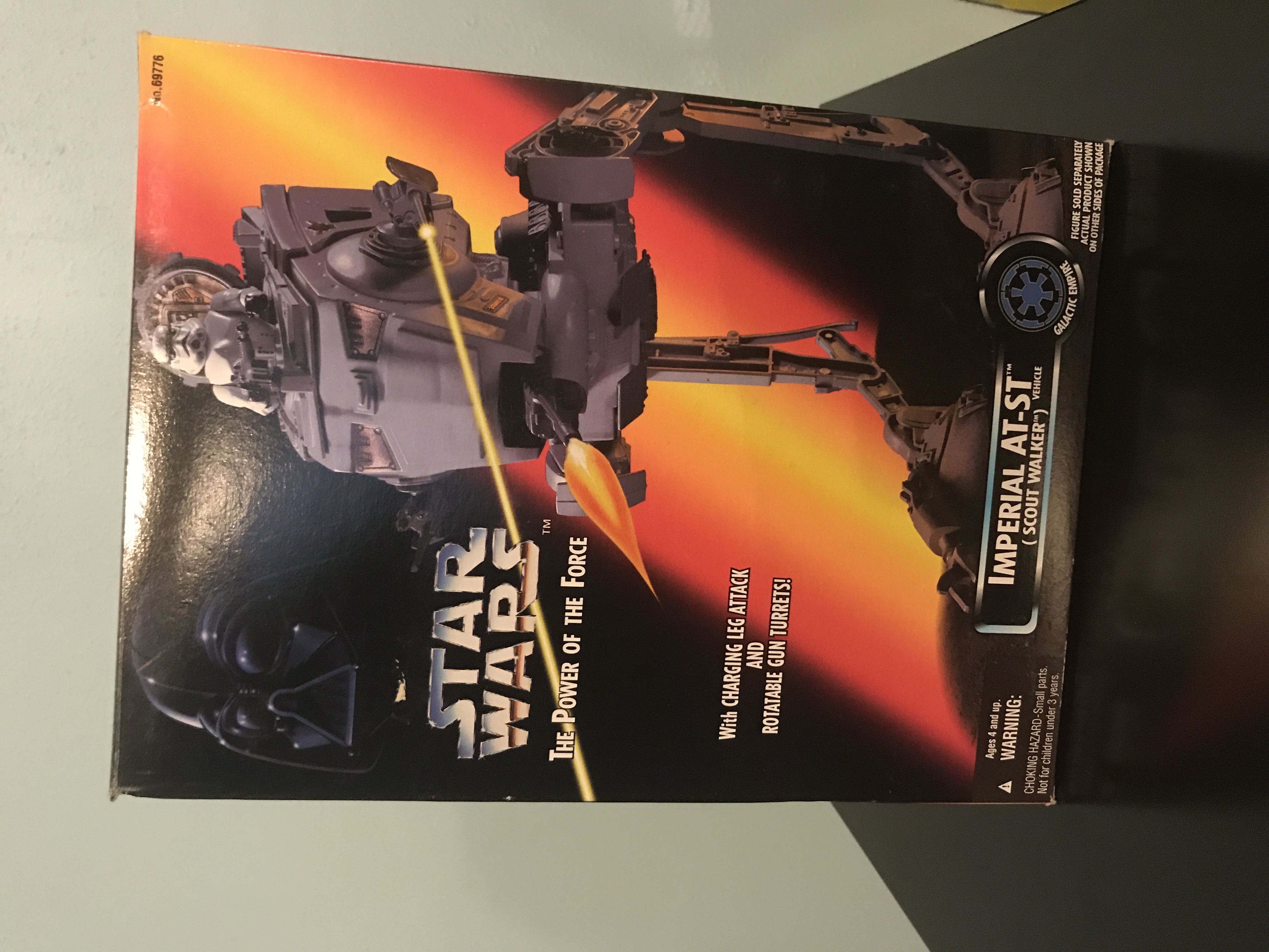 Imperial AT-ST (Scout Walker) - Hasbo / Kenner (Star Wars Power Of The Force II) action figure collectible [Barcode 076281697765] - Main Image 3