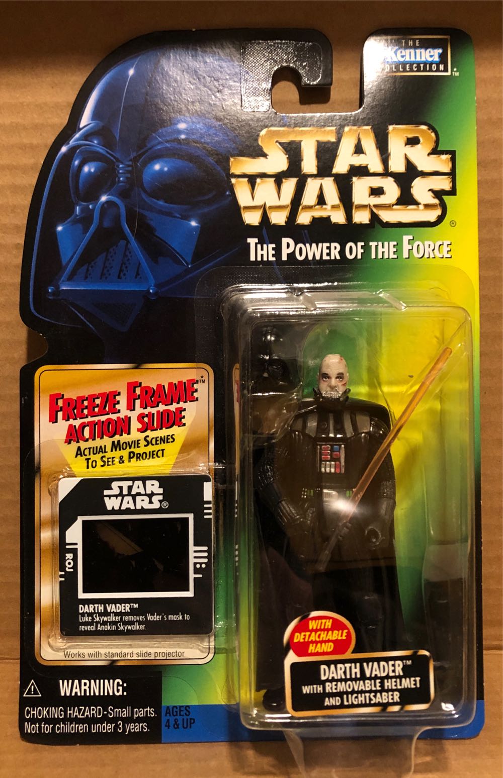 Darth Vader (Removable Helmet) - Hasbro/Kenner (Return Of The Jedi) action figure collectible [Barcode 076281698366] - Main Image 3