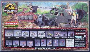 The Lost World Jurassic Park Series 1 Humvee - Kenner (The Lost World Jurassic Park Series 1) action figure collectible [Barcode 076281711348] - Main Image 2