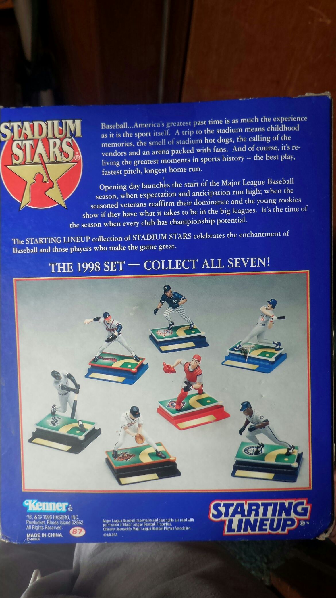 Stadium Stars starting lineup 1998 Albert Belle - Kenner/Hasbro (Sports Figures) action figure collectible [Barcode 076281715339] - Main Image 2