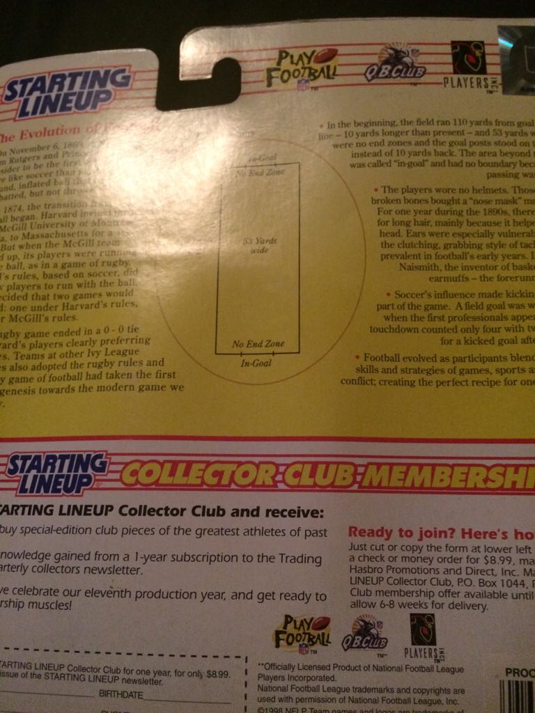 Jerry Rice  - Kenner (Starting Lineup Football) action figure collectible [Barcode 076281715537] - Main Image 2