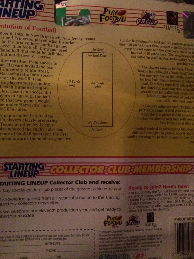 Mark Brunell - Kenner (Starting Lineup Football) action figure collectible [Barcode 076281715933] - Main Image 2