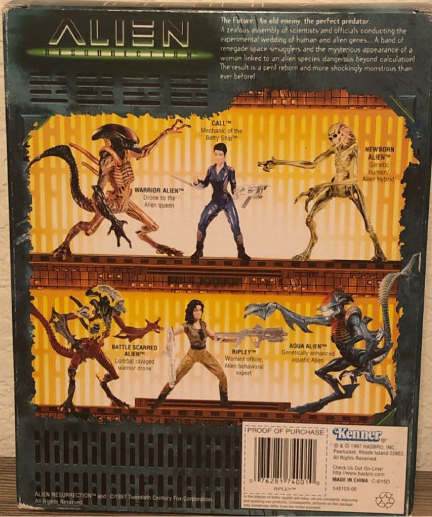 Ripley (Movie Edition) - Kenner (Alien: Resurrection) action figure collectible [Barcode 076281740010] - Main Image 2