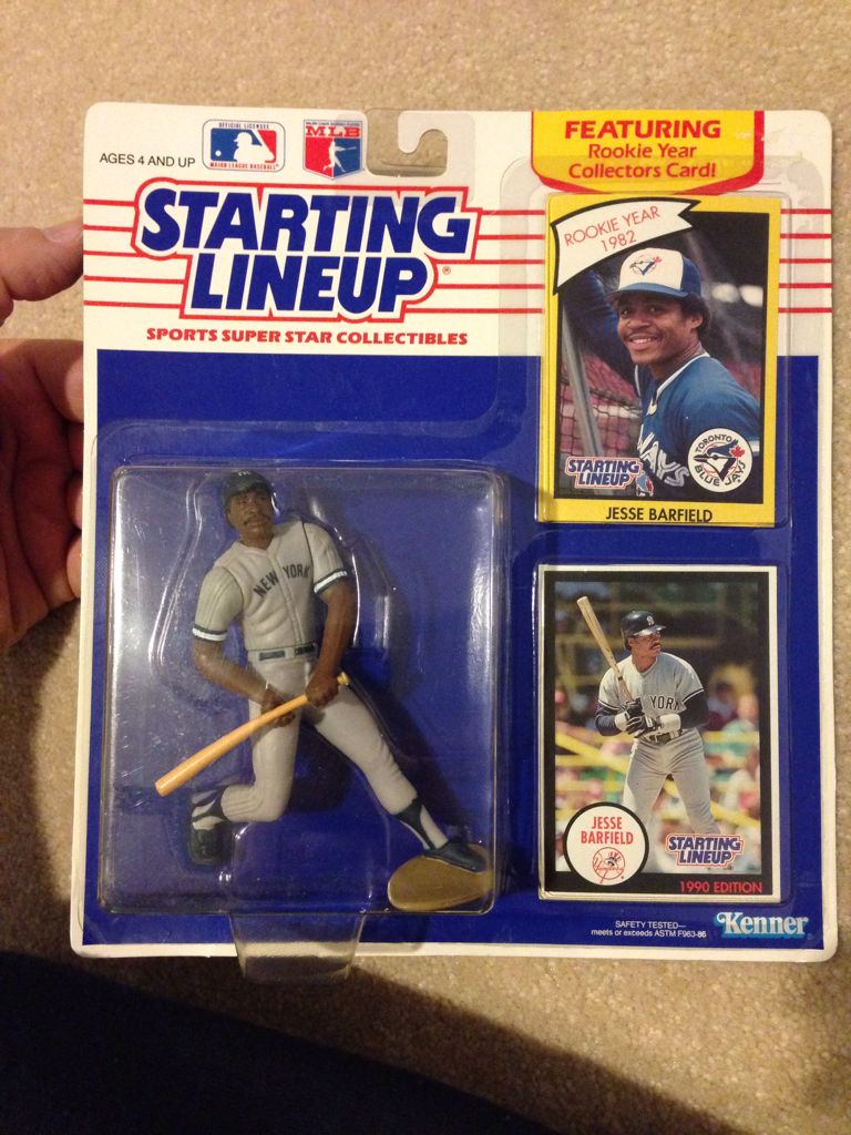 Jesse Barfield - Kenner (Starting lineup) action figure collectible [Barcode 076281775630] - Main Image 1