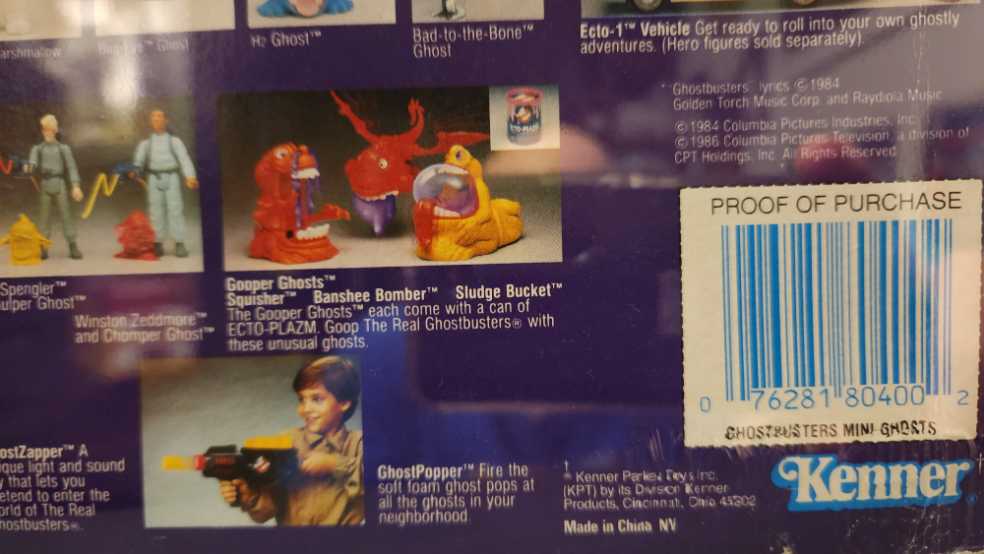 Boo-Zooka with Boo-Lets - Kenner (The Real Ghostbusters) action figure collectible [Barcode 076281804002] - Main Image 3