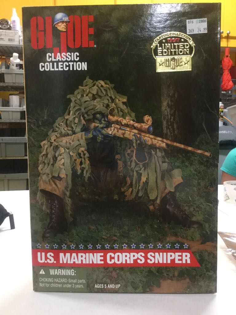 U.S. Marine Corps Sniper - Kenner (GI Joe Classic Collection Limited Edition) action figure collectible [Barcode 076281813691] - Main Image 1