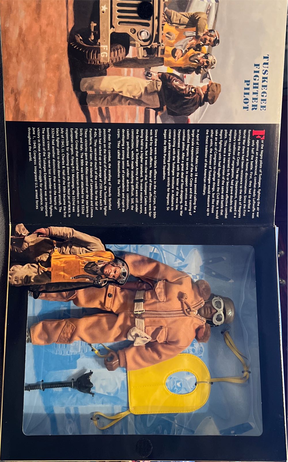 G.I. Joe Classic Collection - Tuskegee Fighter Pilot - Hasbro (G.I. Joe Classic Collection) action figure collectible [Barcode 076281813936] - Main Image 3