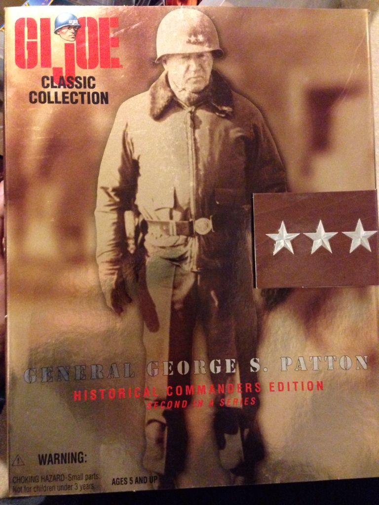 G.I. Joe Classic Collection Historical Commanders Edition  General George S. Patton Doll - Kenner (GI Joe Classic Collection) action figure collectible [Barcode 076281814032] - Main Image 2
