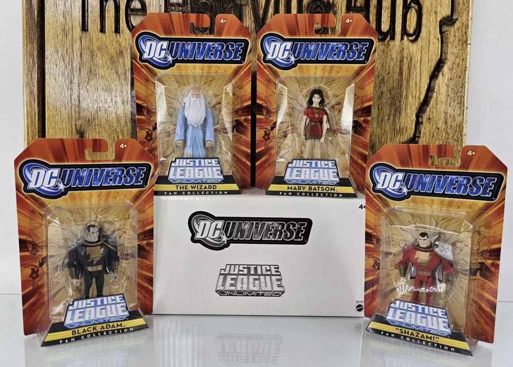 JLU Shazam Pack Black Adam - Mattel (Justice League Animated) action figure collectible [Barcode 027084689204] - Main Image 3