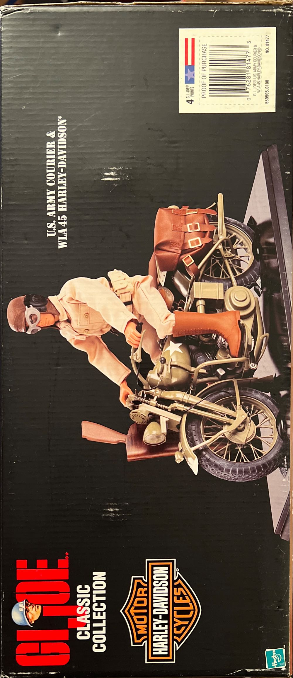 G.I. Joe Army Classic Collection - U.S. Army Courier & WLA 45 Harley-Davidson - Hasbro (G.I. Joe: Classic Collection: 12” Figures) action figure collectible [Barcode 076281814773] - Main Image 4