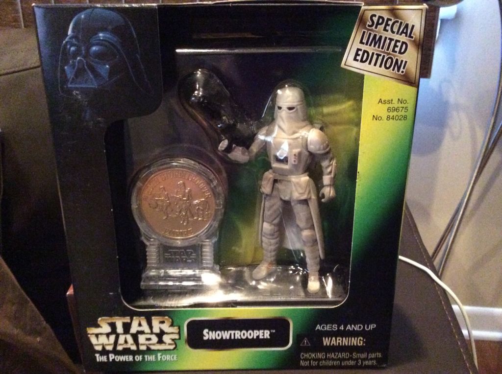 Snow Trooper Millennium Minted Coin Collection - Kenner/ Hasbro (Star Wars Power Of The Force) action figure collectible [Barcode 076281840284] - Main Image 2