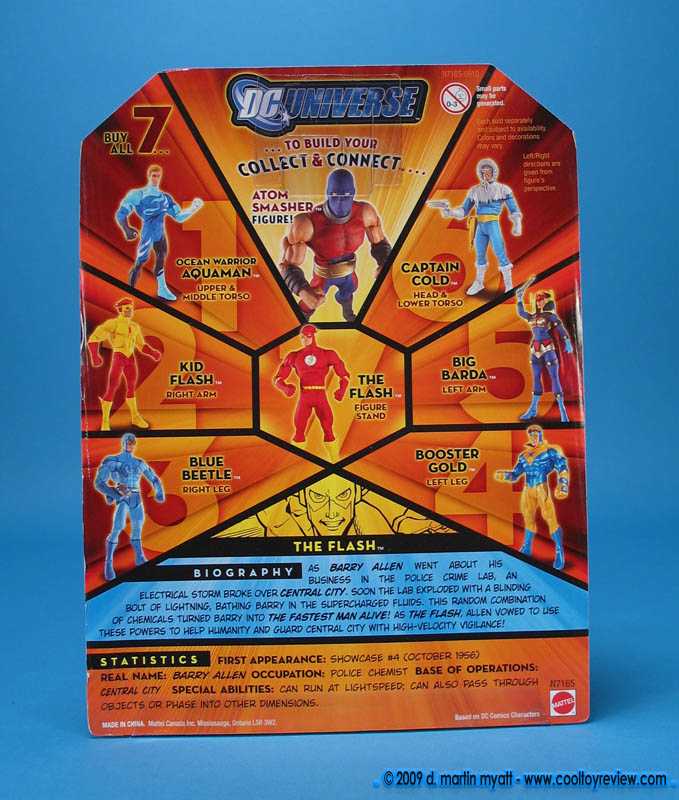 Flash, The (Classics Wave 7) - Mattel (DC Comics - Super Heroes) action figure collectible [Barcode 027084696479] - Main Image 4