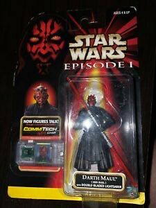 Carded Signed. Episode 1. Darth Maul (Jedi Duel). Signed Ray Park - Hasbro (Star Wars - POTF) action figure collectible [Barcode 076281840888] - Main Image 3