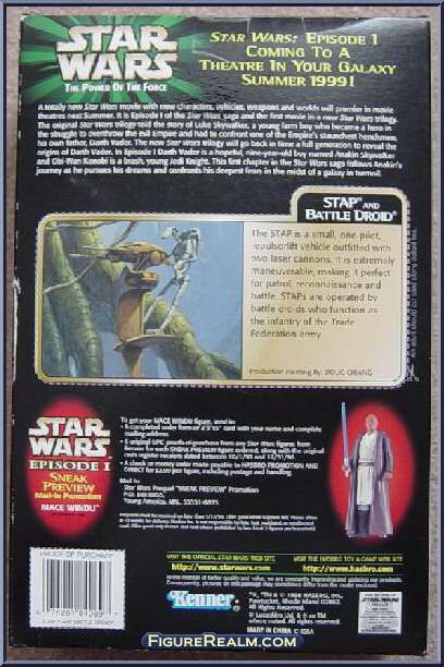 STAP with Battle Droid - Hasbro (Star Wars - Episode 1) action figure collectible [Barcode 076281841397] - Main Image 2