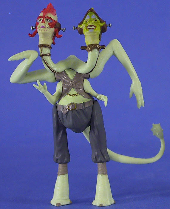 Creatures Jabba The Hutt With Two Headed Announcer - Hasbro (1999-2000 Episode I) action figure collectible [Barcode 076281841670] - Main Image 3