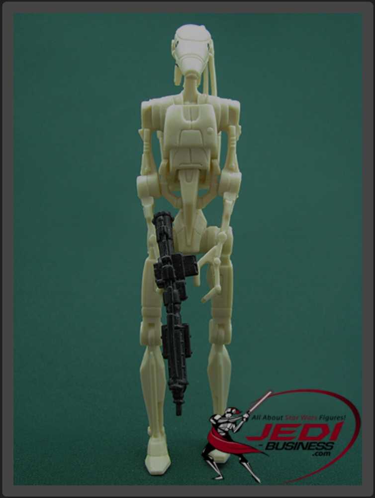 Phantom Menace Playset 3.75 - Theed Generator Complex with Battle Droid figure TPM - Hasbro (Star Wars Episode I The Phantom Menance) action figure collectible [Barcode 076281841731] - Main Image 3