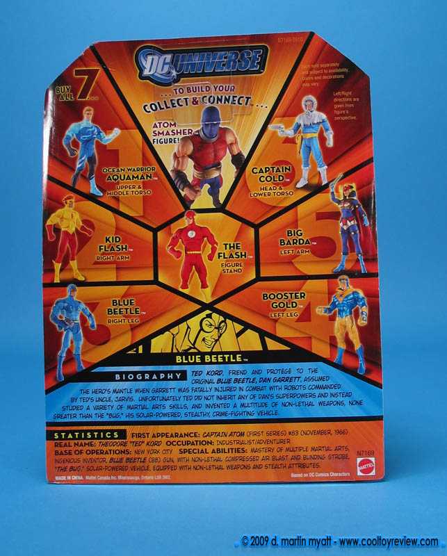 DCUC Wave 7 Figure 3 Blue Beetle - Mattel (DC Universe Classics: Wave 07) action figure collectible [Barcode 027084696516] - Main Image 4