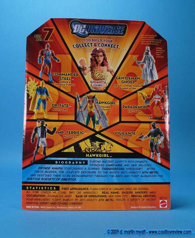 Hawkgirl - Mattel (DC Comics - Super Heroes) action figure collectible [Barcode 027084696523] - Main Image 4