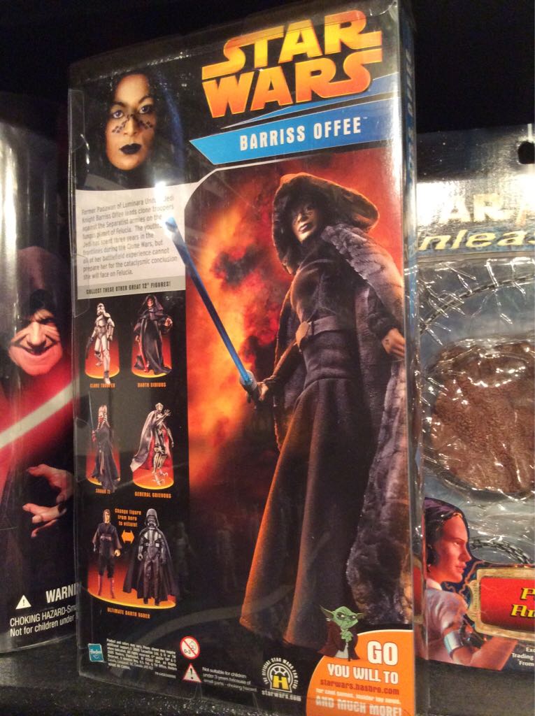 12” Barriss Offee - Hasbro (2005 Revenge of the Sith) action figure collectible [Barcode 076930009154] - Main Image 2