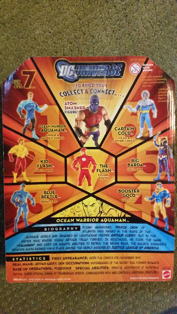 Aquaman [Ocean Warrior] - Mattel (DC Universe Classics) action figure collectible [Barcode 027084696691] - Main Image 2