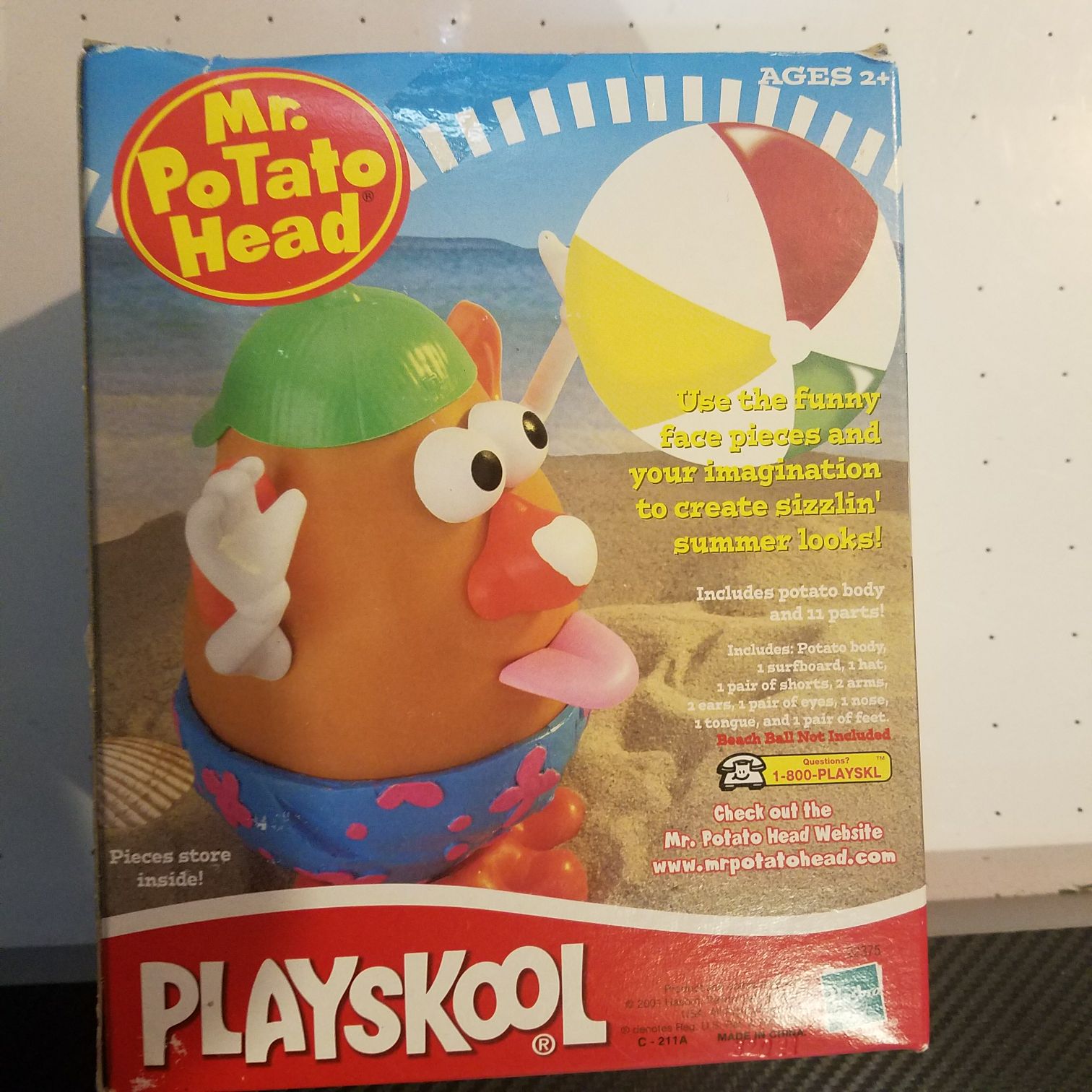 Potato Heads: SURFIN’ SPUD - Playskool/Hasbro (Summer Adventures) action figure collectible [Barcode 076930223758] - Main Image 2