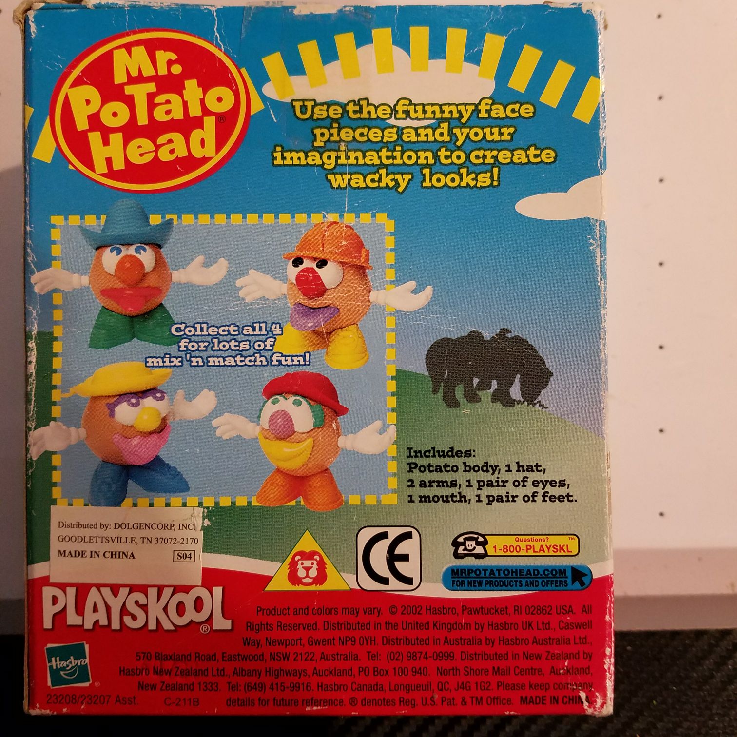 Mr Potato Head small version 2002 - Playschool / Hasbro action figure collectible [Barcode 076930232088] - Main Image 2