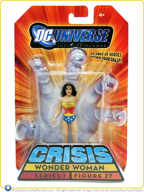 WONDER WOMAN Action Figure - Mattel (DC UNIVERSE Infinite Heroes) action figure collectible [Barcode 027084696721] - Main Image 2