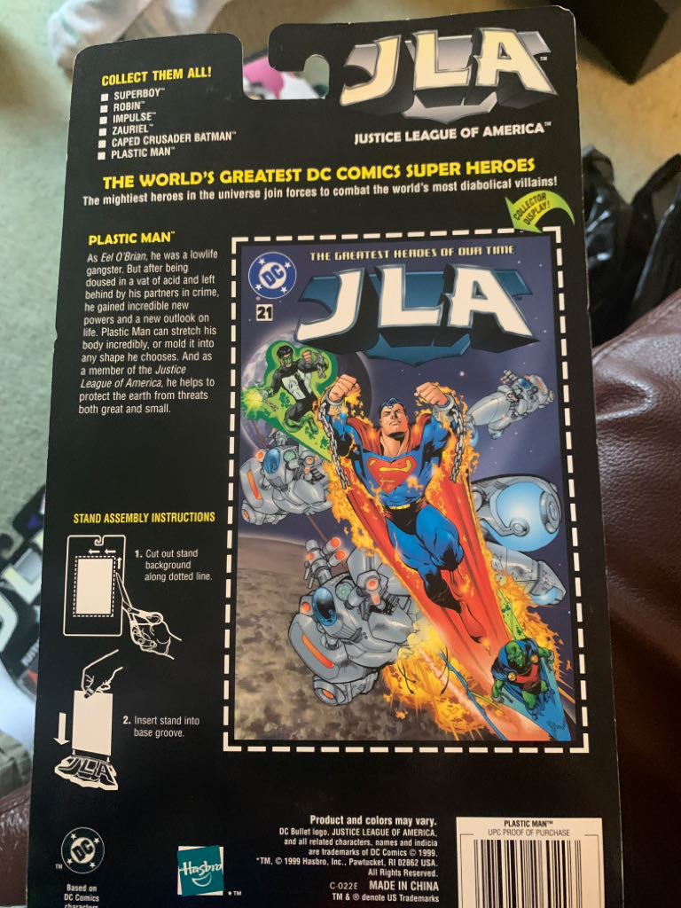Plastic Man - Hasbro (JLA : Justice League Of America) action figure collectible [Barcode 076930260203] - Main Image 2