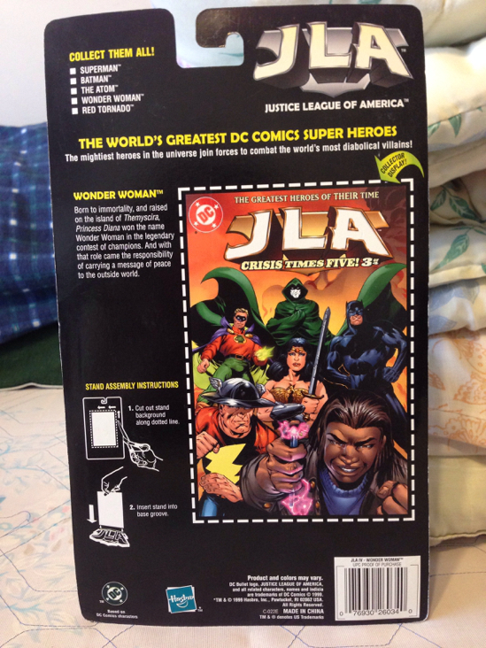 Wonder Woman [JLA] - Hasbro (JLA) action figure collectible [Barcode 076930260340] - Main Image 2