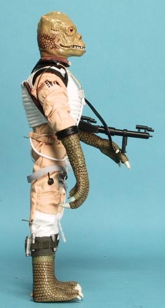 12 Inch Figure. Bossk. Signed Alan Harris - Hasbro (Star Wars - Power Of The Jedi) action figure collectible [Barcode 076930264720] - Main Image 3