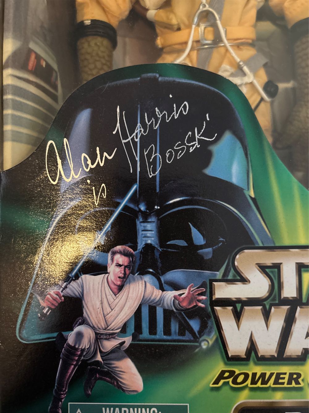 12 Inch Figure. Bossk. Signed Alan Harris - Hasbro (Star Wars - Power Of The Jedi) action figure collectible [Barcode 076930264720] - Main Image 4