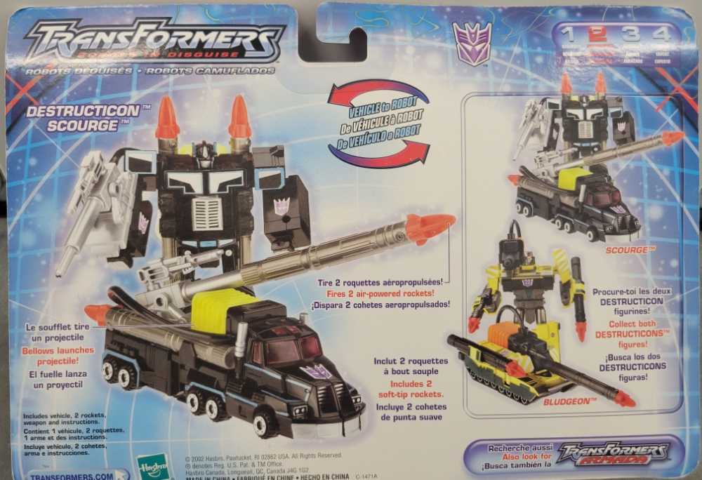 Scourge Destructicon Nemesis Prime - Hasbro (Transformers Robots In Disguise) action figure collectible [Barcode 076930265666] - Main Image 4