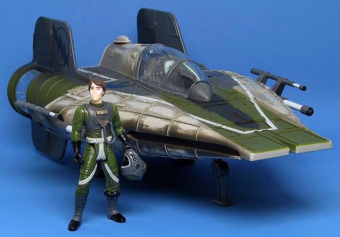 A-Wing Fighter - Hasbro (Star Wars Episode VI: Return of the Jedi) action figure collectible [Barcode 076930267509] - Main Image 4