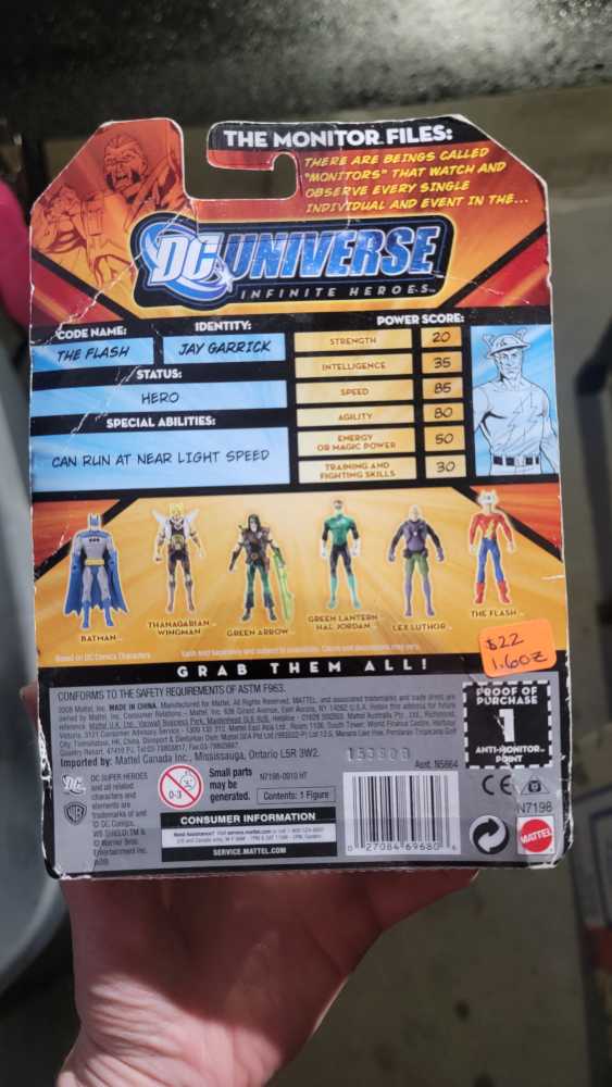Infinite Heroes Crisis: Flash - Mattell - DC action figure collectible [Barcode 027084696806] - Main Image 3