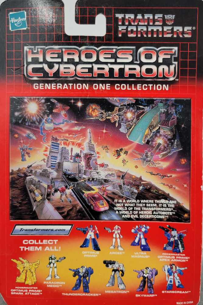 Transformers HOC Gen 1 Collection Paradron Medic Carded - Hasbro (Heroes Of Cybertron SCF) action figure collectible [Barcode 076930271988] - Main Image 3