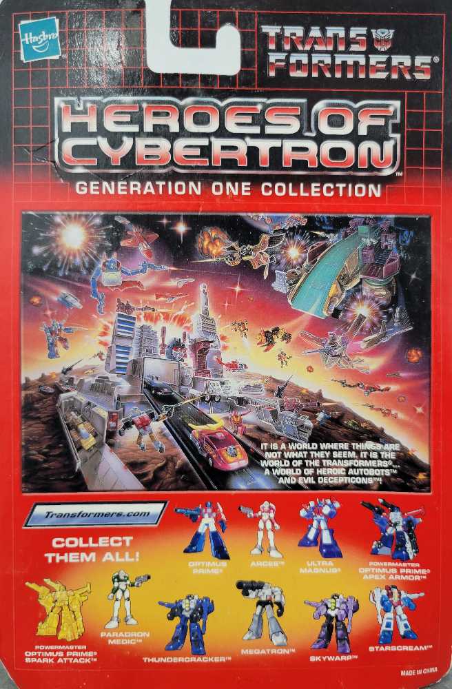 Transformers HOC Gen 1 Collection Paradron Medic Carded - Hasbro (Heroes Of Cybertron SCF) action figure collectible [Barcode 076930271988] - Main Image 4